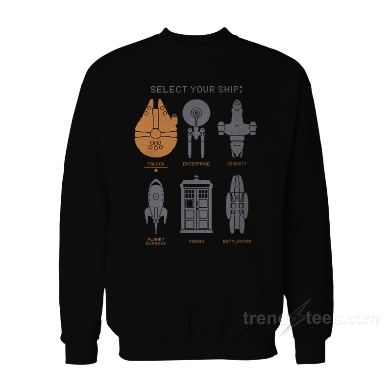 Star Trek Select Your Ship Sweatshirt