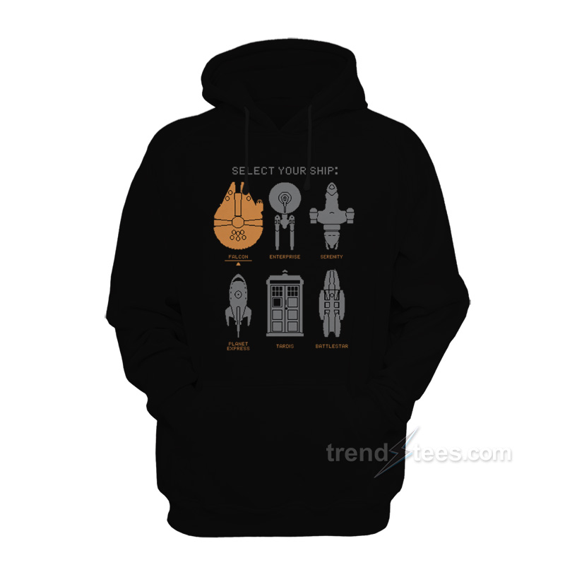 Star Trek Select Your Ship Hoodie