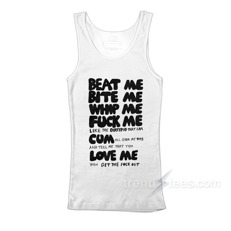 Adam Ant BEAT ME BITE ME Tank Top