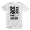 Adam Ant BEAT ME BITE ME T-Shirt