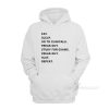 Eat Sleep Go To Clinicals Hoodie