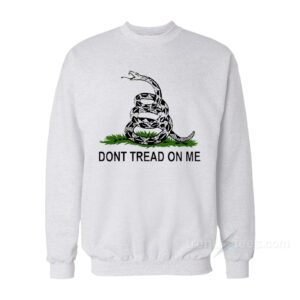 Don't Tread On Me Gadsden Flag Gold Sweatshirt