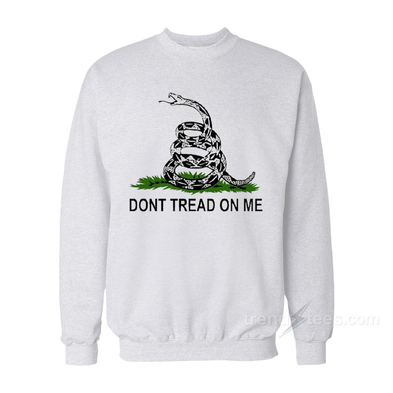 Don't Tread On Me Gadsden Flag Gold Sweatshirt