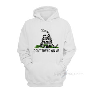 Don't Tread On Me Gadsden Flag Gold Hoodie