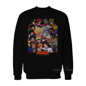 Heroes vs Villains Shonen Manga Sweatshirt