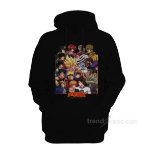 Heroes vs Villains Shonen Manga Hoodie