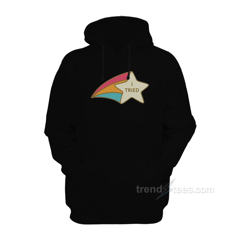 I Tried Rainbow Star Hoodie