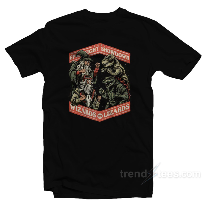 Wizards VS Lizards T-Shirt