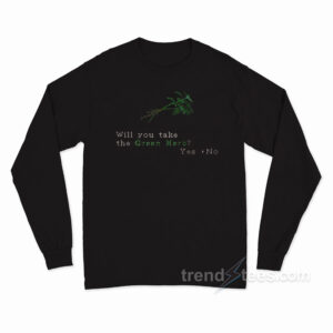 No Green Herbs Long Sleeve Shirt