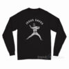 Jesus Saves Baseball Long Sleeve Shirt