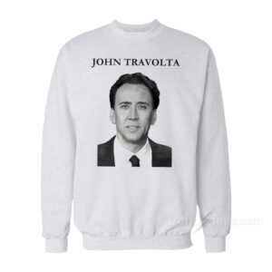John Travolta Nicolas Cage Face Off Sweatshirt