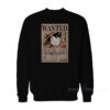 Luffy Wanted Poster Sweatshirt