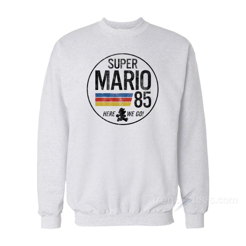 Nintendo Super Mario Retro Rainbow Ring Sweatshirt
