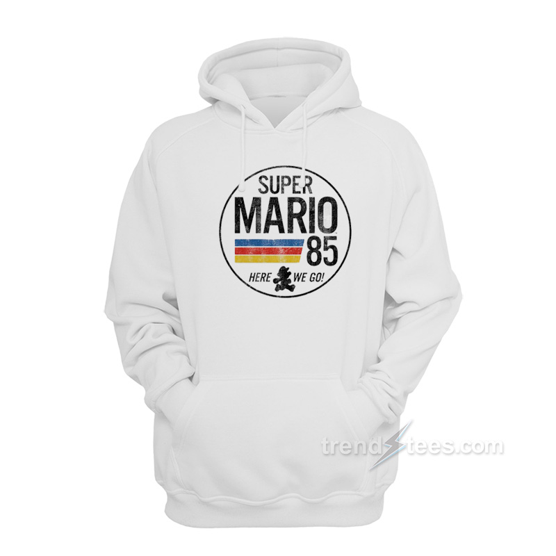 Nintendo Super Mario Retro Rainbow Ring Hoodie