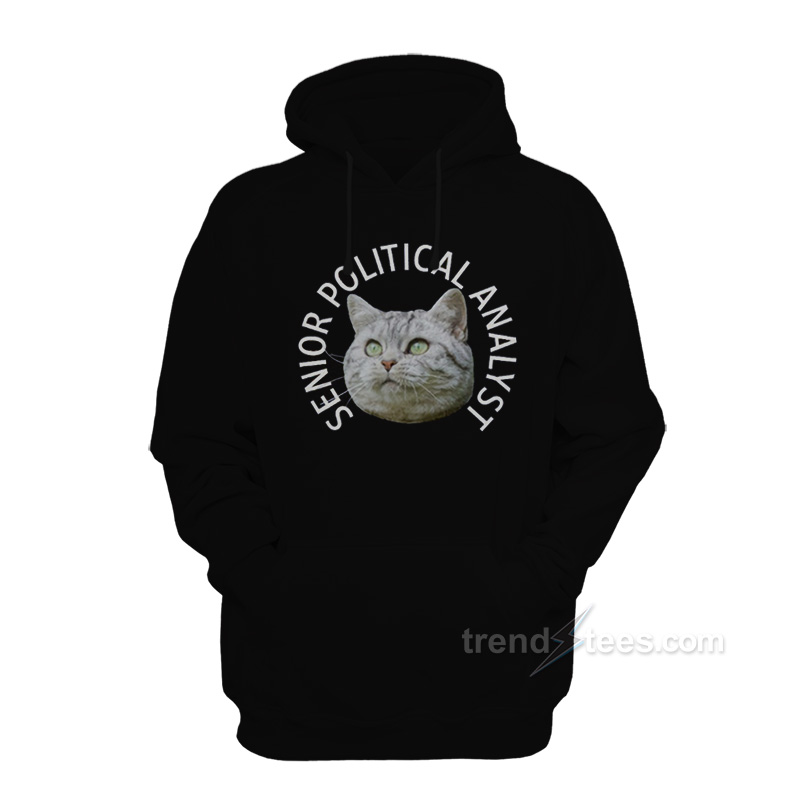 Senior Political Analyst Cat Hoodie