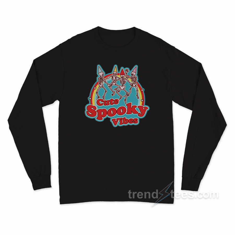 Cute Spooky Vibes Long Sleeve Shirt
