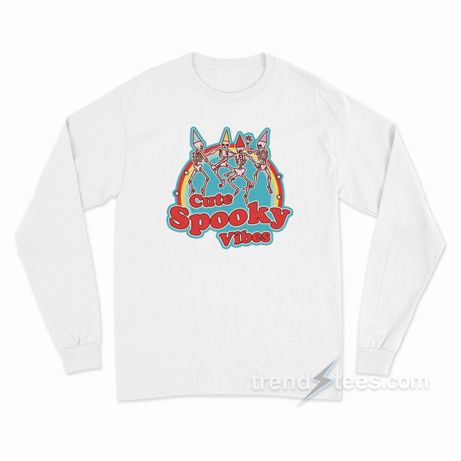 Cute Spooky Vibes Long Sleeve Shirt