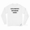 Katie Porter’s Whiteboard Energy Long Sleeve Shirt