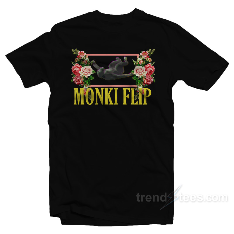 Monki Flip Floral T-Shirt