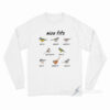 Nice Tits Birds Birdwatcher Long Sleeve Shirt