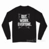 Out Work Everyone Christian Cage Long Sleeve Shirt