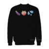 Sex Emojis Peach Eggplant Water Drips Sweatshirt