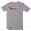 Sex Emojis Peach Eggplant Water Drips T-Shirt