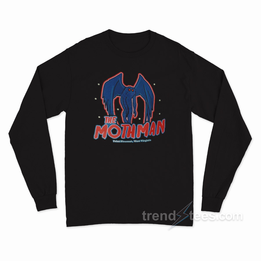 The Mothman Cryptid Long Sleeve Shirt