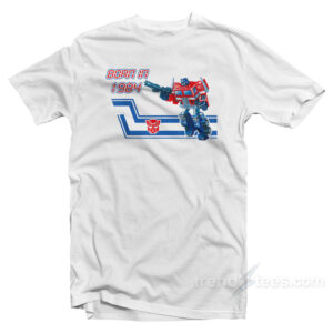 Transformers Optimus Prime G1 Box Art Born In 1984 T-Shirt