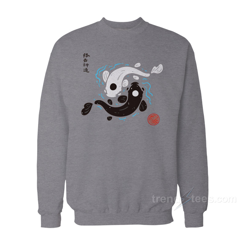 Yin-Yang Koi Fish Avatar The Last Airbender Sweatshirt - trendstees.com