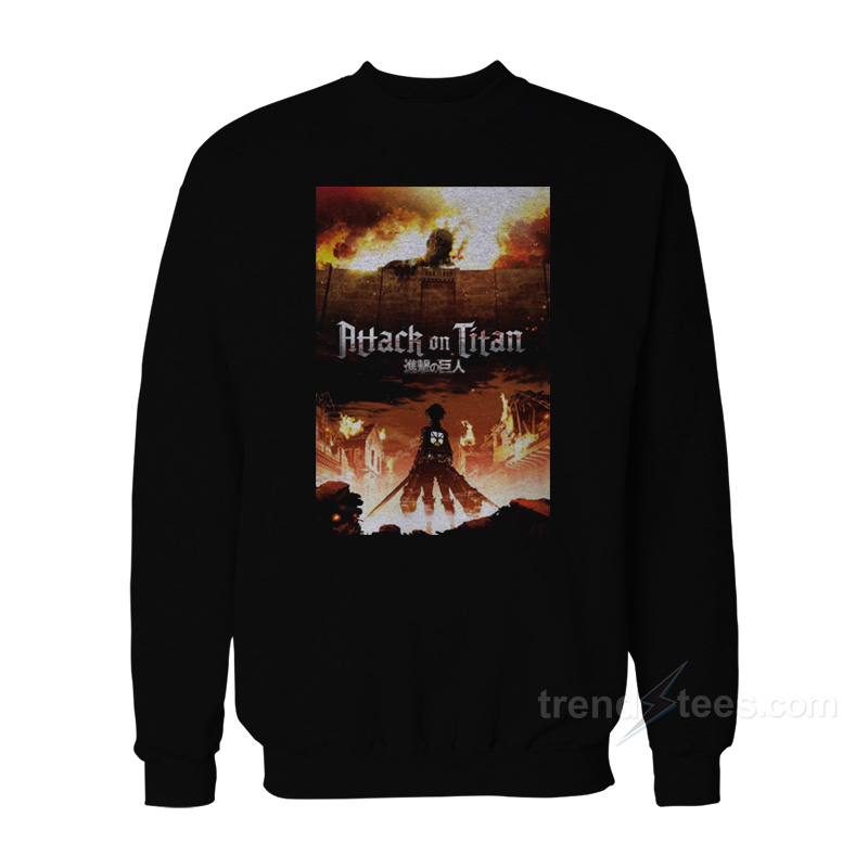 Attack On Titan Fire Sweatshirt