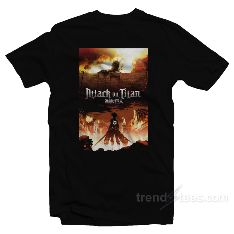 Attack On Titan Fire T-Shirt