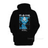 Avatar The Last Airbender Blue & White Aang Portrait Hoodie