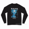Avatar The Last Airbender Blue & White Aang Portrait Long Sleeve Shirt