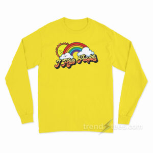 I Hate People Rainbow Long Sleeve Shirt