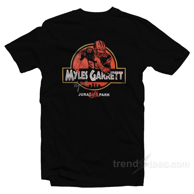 Jurassic Myles Garrett T-Shirt