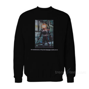 Kamen Rider 555 He Transforms By A Thing Like Galapagos Mobile Phone Sweatshirt