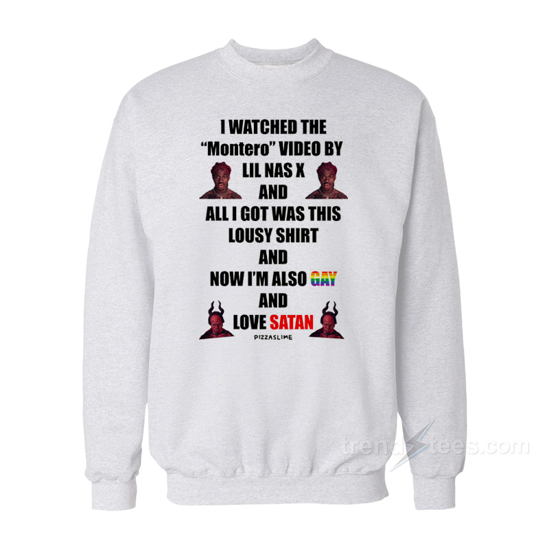 Lil Nas X X Pizzaslime The Lousy Montero Sweatshirt