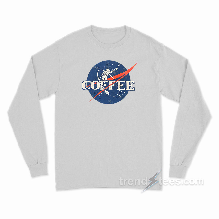 Nasa Coffee Long Sleeve Shirt