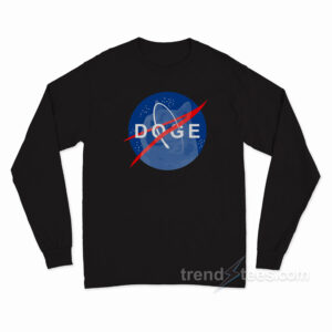 Nasa Dogecoin Long Sleeve Shirt