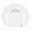 Nerd On Power Trip Long Sleeve Shirt