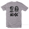Nikola Tesla Thomas Edison AC DC Science T-Shirt