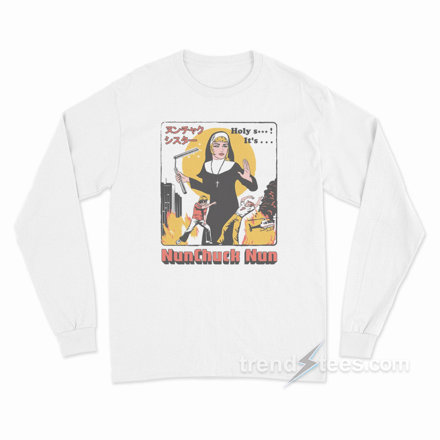 Nunchuck Nun Long Sleeve Shirt