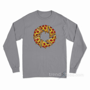 Pizza Shutter – Pizza Slice Camera Shutter Long Sleeve Shirt