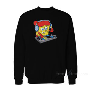 SpongeBob SquarePants DJ Sponge Turntable Sweatshirt