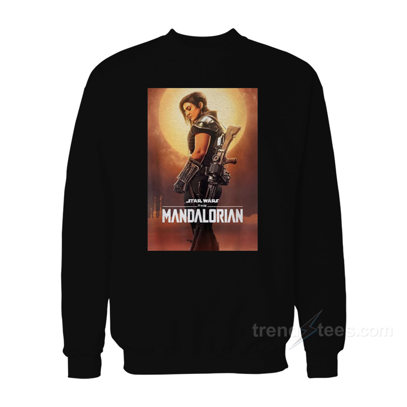 Star Wars The Mandalorian Cara Dune Poster Sweatshirt