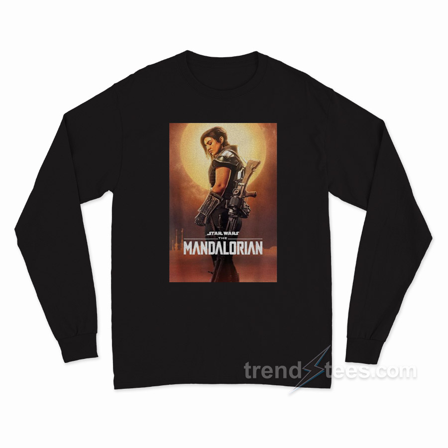 Star Wars The Mandalorian Cara Dune Poster Long Sleeve Shirt