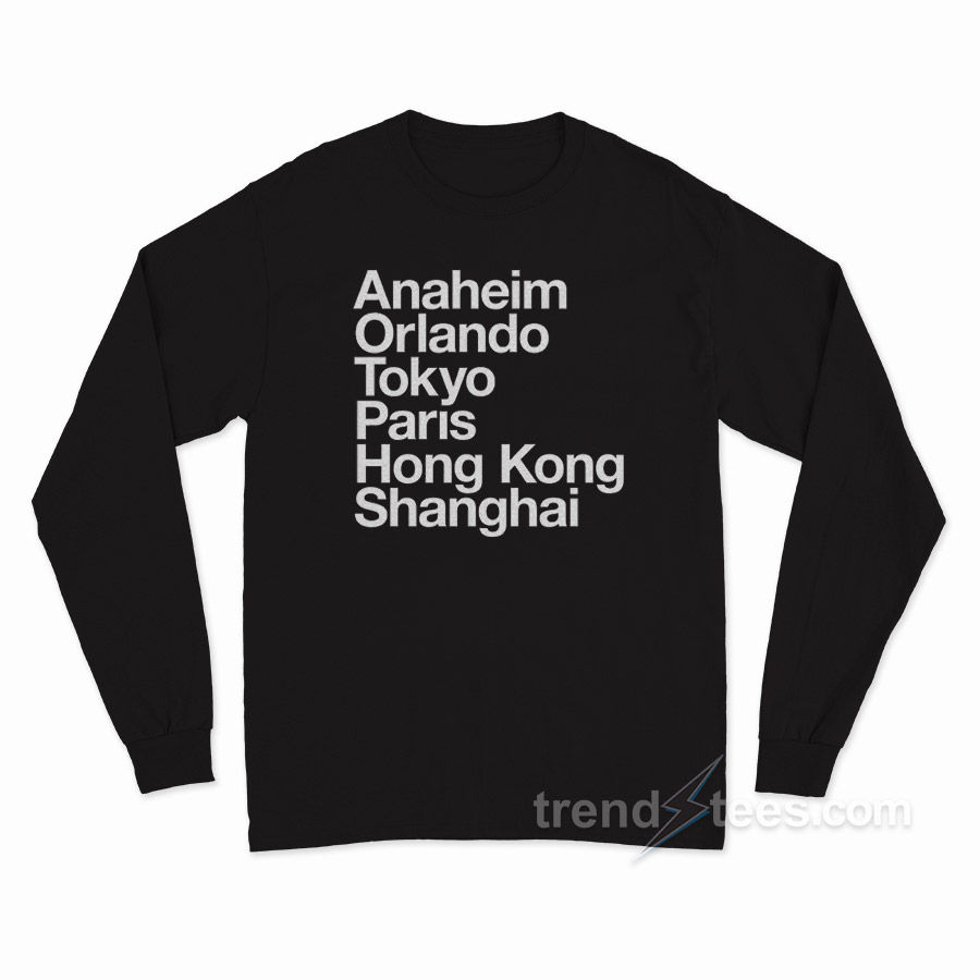 6 Magical Cities Long Sleeve Shirt