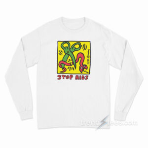 Keith Haring Stop Aids Long Sleeve Shirt