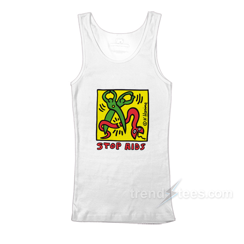 Keith Haring Stop Aids Tank Top